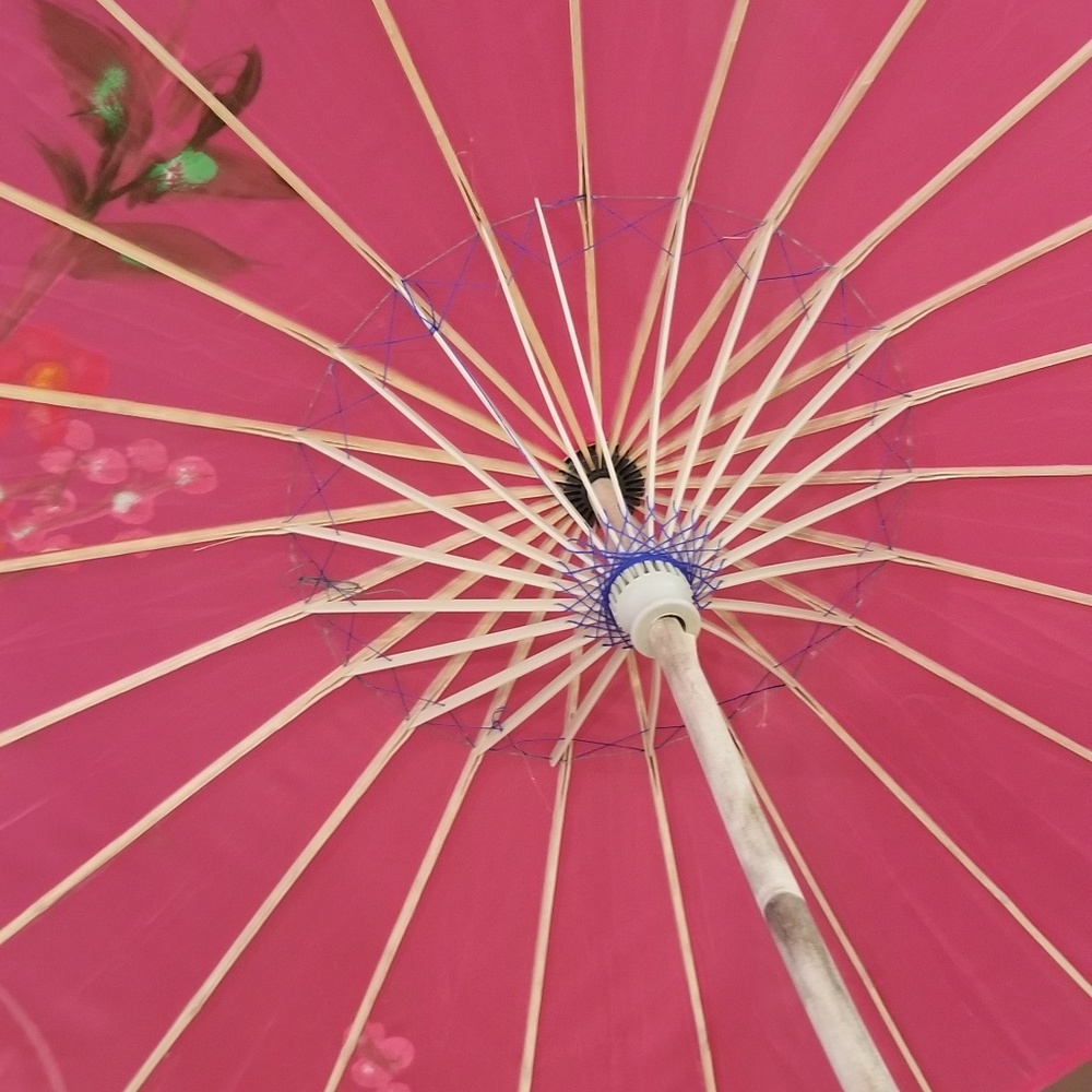 Chinese or Japanese Style Umbrella - Picture 3 of 8
